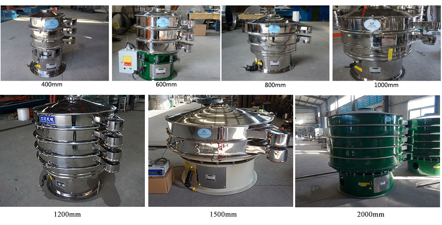 model of oscillating sieve