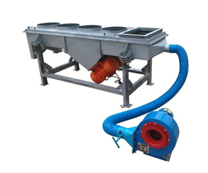 Air-cooled linear vibrating screen