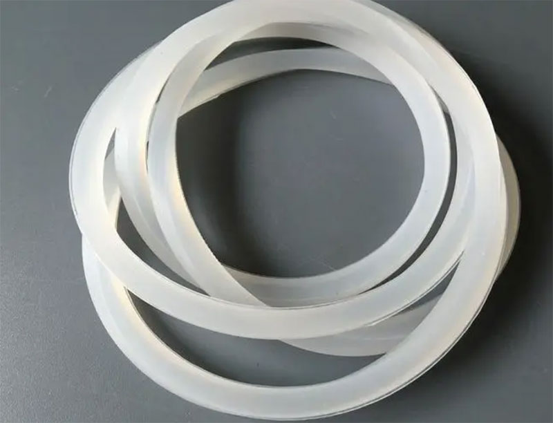 Silica gel sealing ring