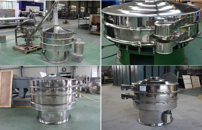 Food Grade Vibro Sifter is used in small production requirements: household or small amount of material screening