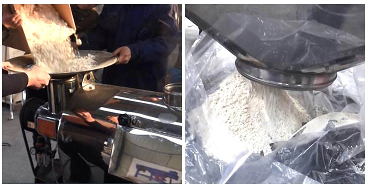 How to use airflow to sieve powder materials?